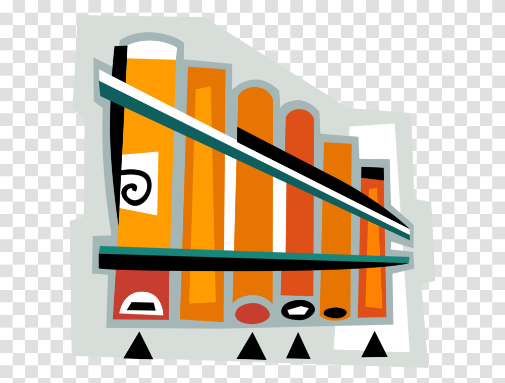 Vector Illustration Of Panpipe Pan Flute Closed Tube, Label, Building, Architecture Transparent Png