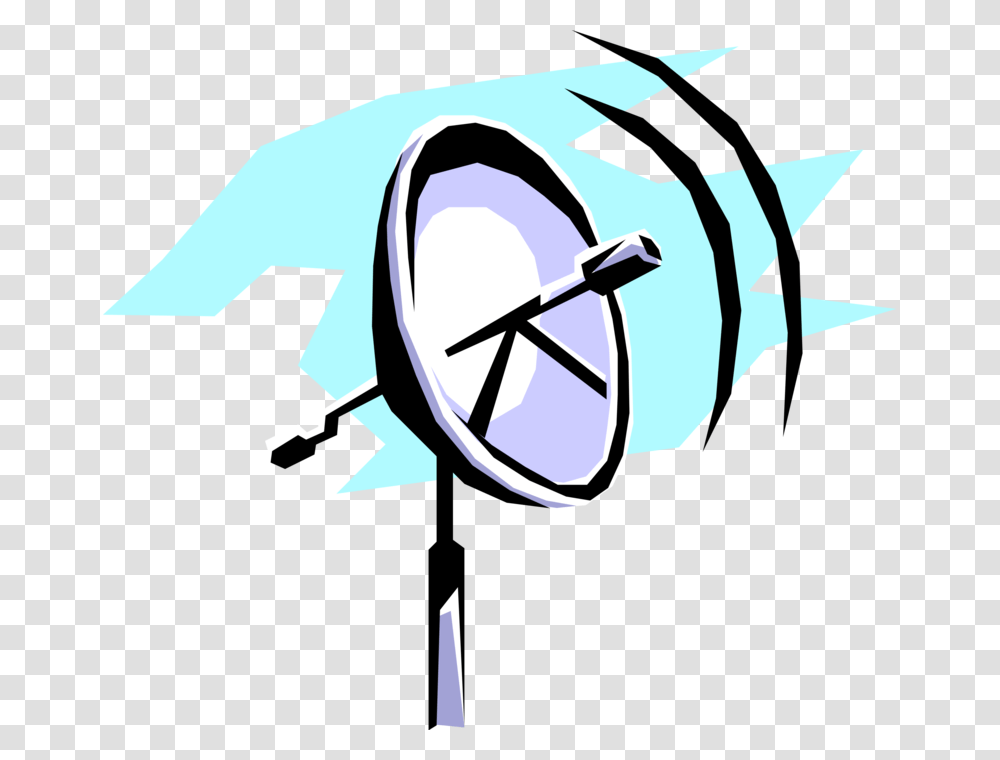 Vector Illustration Of Parabolic Reflector Antenna, Lighting, Mirror Transparent Png