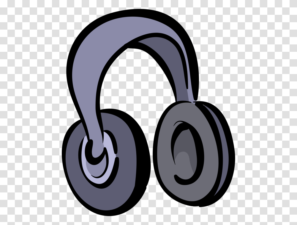 Vector Illustration Of Personal Audio Stereo Earphone, Electronics, Headphones, Headset Transparent Png