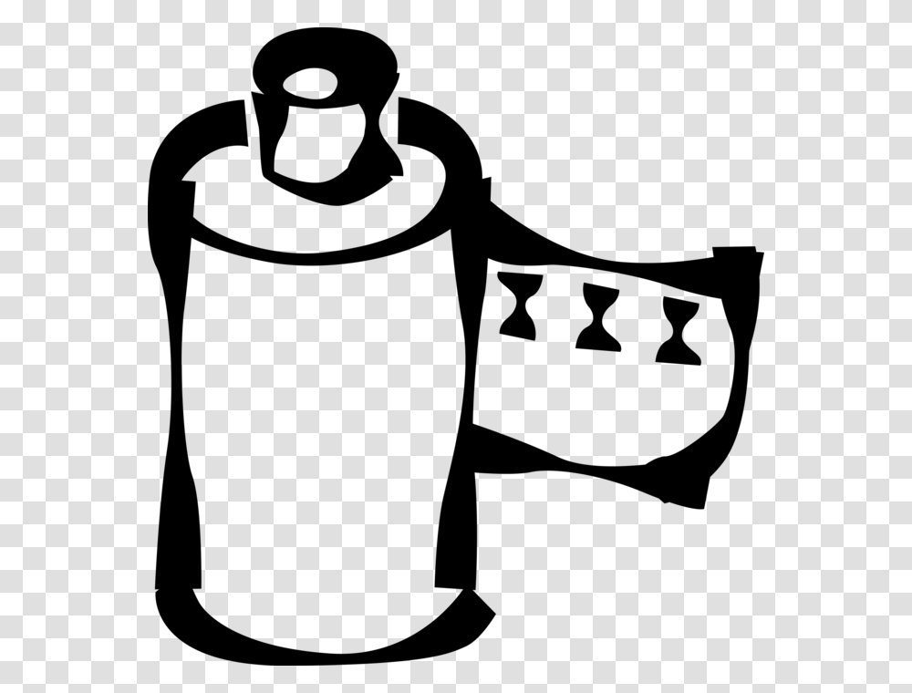 Vector Illustration Of Photographic Film Canister, Gray, World Of Warcraft Transparent Png