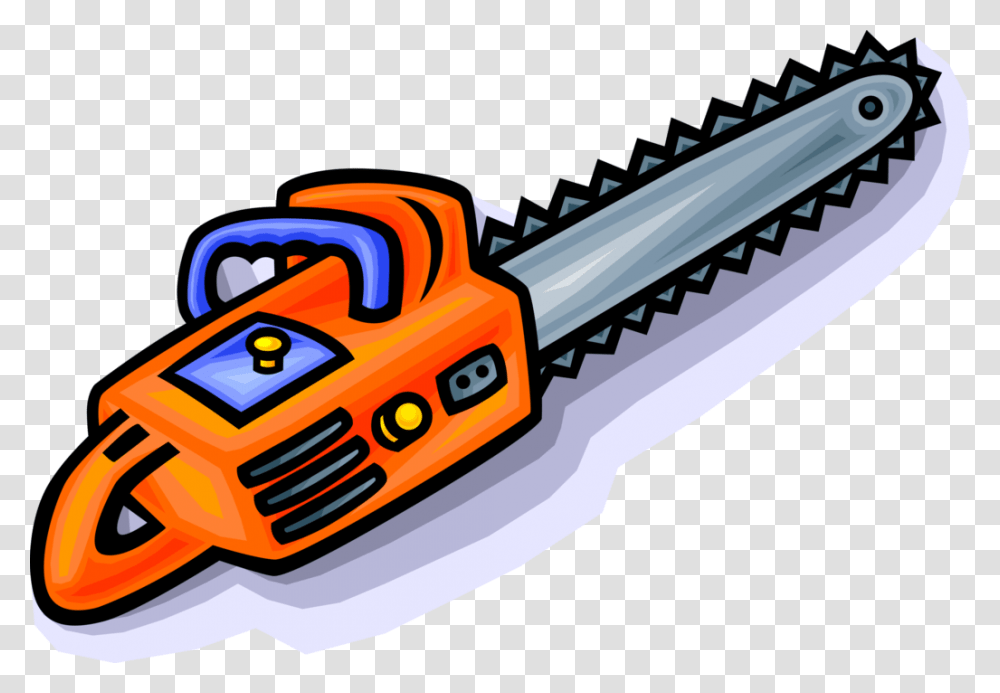Vector Illustration Of Portable Mechanical Chainsaw Fun Ela Worksheet For 4th Grade, Tool, Chain Saw Transparent Png