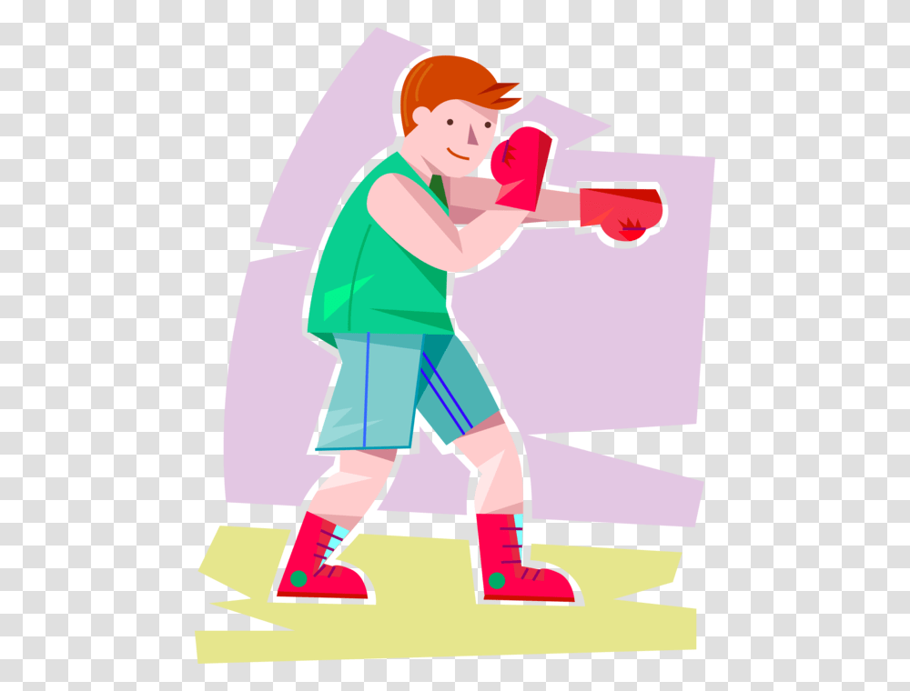 Vector Illustration Of Primary Or Elementary School Boxing Clip Art, Poster, Advertisement, Sport, Cleaning Transparent Png