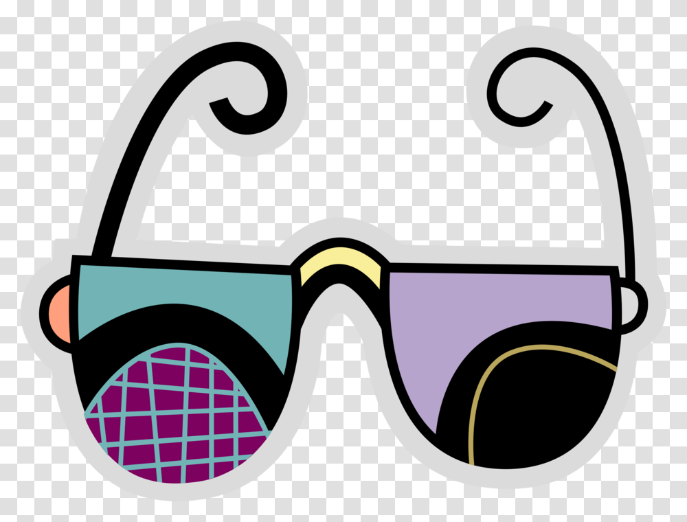 Vector Illustration Of Reading Glasses Eyeglasses To, Goggles, Accessories, Accessory Transparent Png