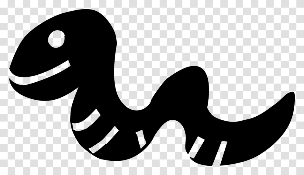 Vector Illustration Of Reptile Snake Slithers Clipart, Gray, World Of Warcraft Transparent Png