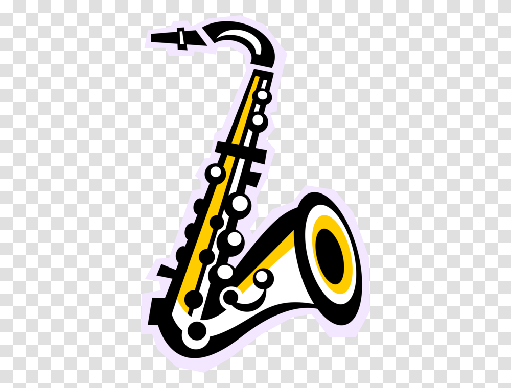 Vector Illustration Of Saxophone Brass Single Reed Love Saxophone, Musical Instrument, Oboe, Leisure Activities Transparent Png