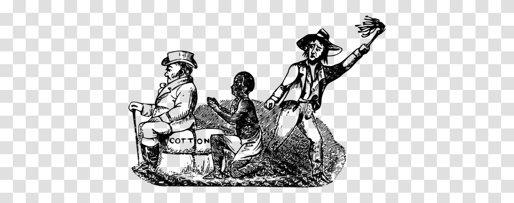 Vector Illustration Of Slave Worker Slave, Person, Statue, Sculpture Transparent Png