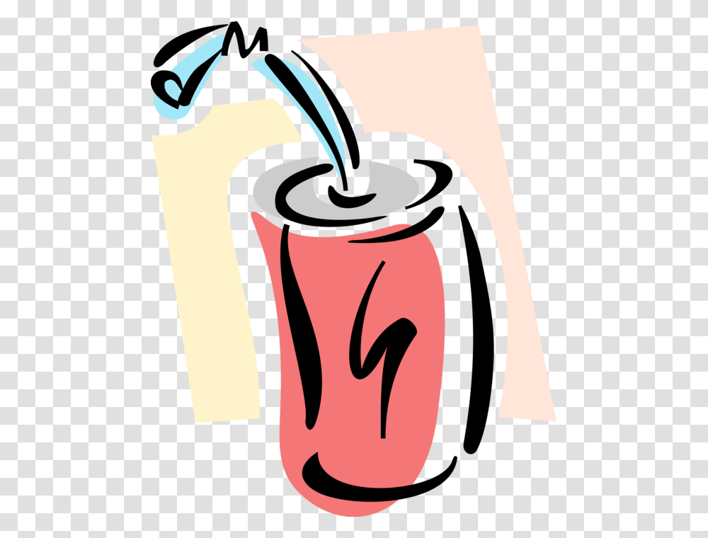 Vector Illustration Of Soda Pop Soft Drink Refreshment Soda Can Clip Art, Bomb, Weapon, Weaponry Transparent Png