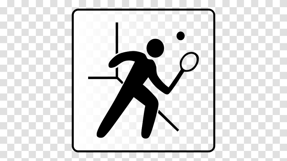 Vector Illustration Of Squash Facilities Available Sign Public, Stencil, Number Transparent Png