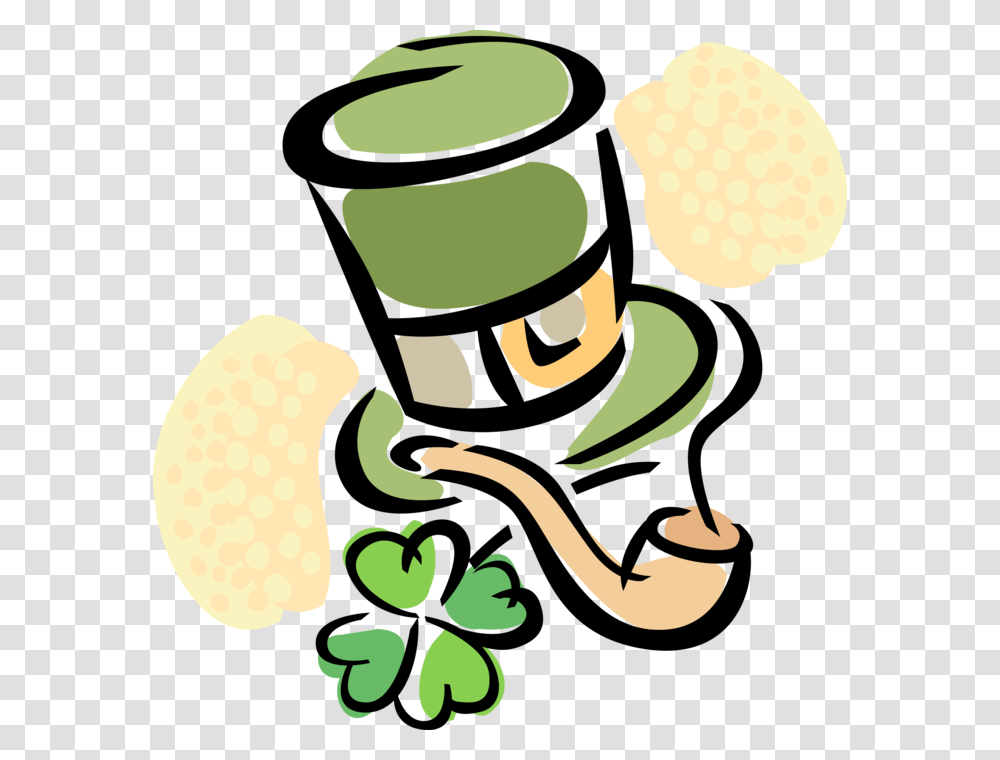 Vector Illustration Of St Patrick's Day Irish Leprechaun, Plant, Food, Vegetable, Sweets Transparent Png