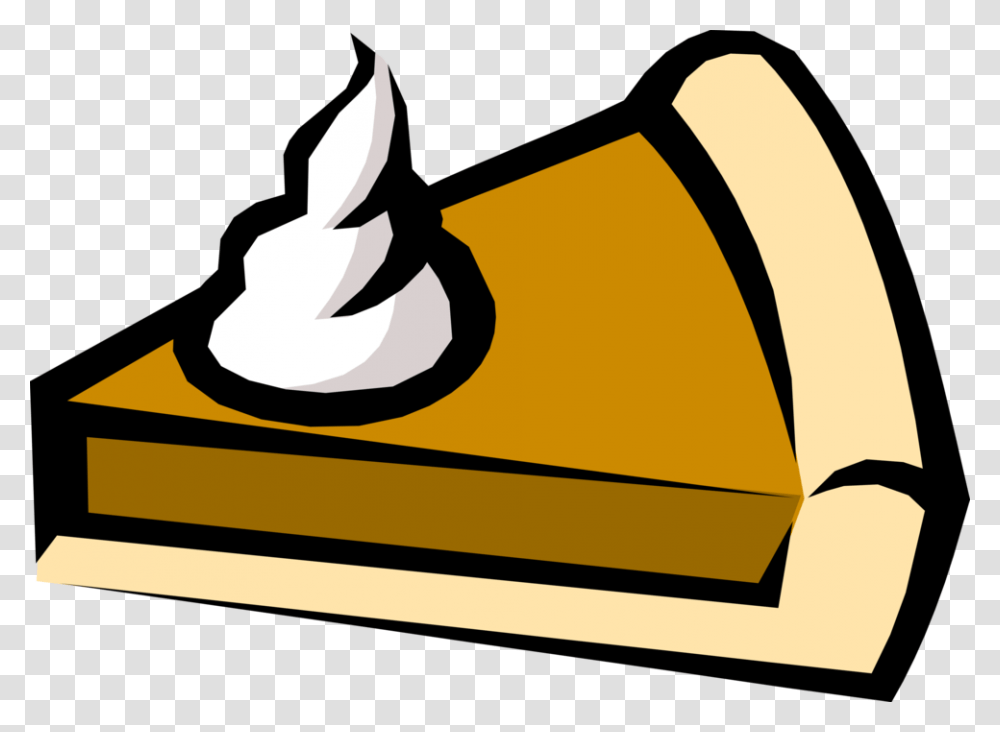 Vector Illustration Of Sweet Dessert Pumpkin Pie With Cartoon Piece Of Pie, Paper, Towel, Paper Towel, Food Transparent Png