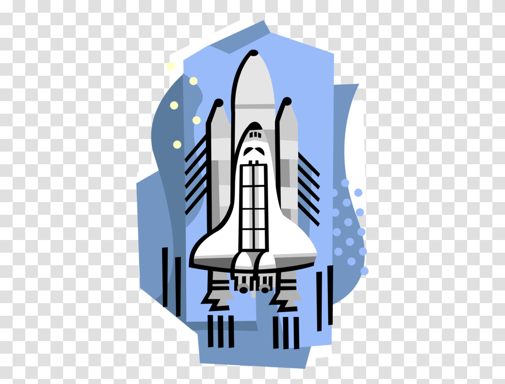 Vector Illustration Of The United States Nasa Space, Space Shuttle, Spaceship, Aircraft, Vehicle Transparent Png