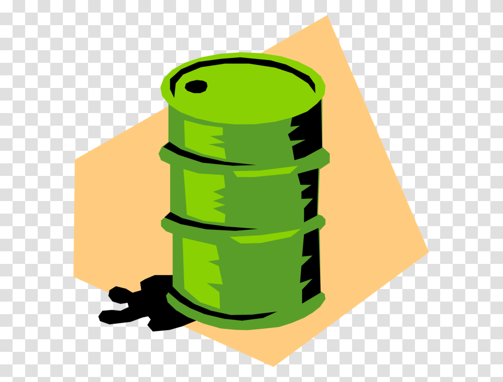 Vector Illustration Of Toxic Chemicals Spilling From Toxic Chemical Clip Art, Cylinder, Barrel, Spiral, Coil Transparent Png