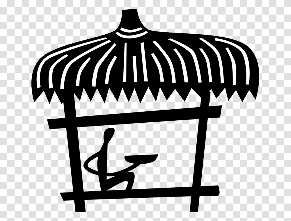 Vector Illustration Of Traditional African Grass Hut African Hut Vector, Animal, Nature, Outdoors, Sea Life Transparent Png