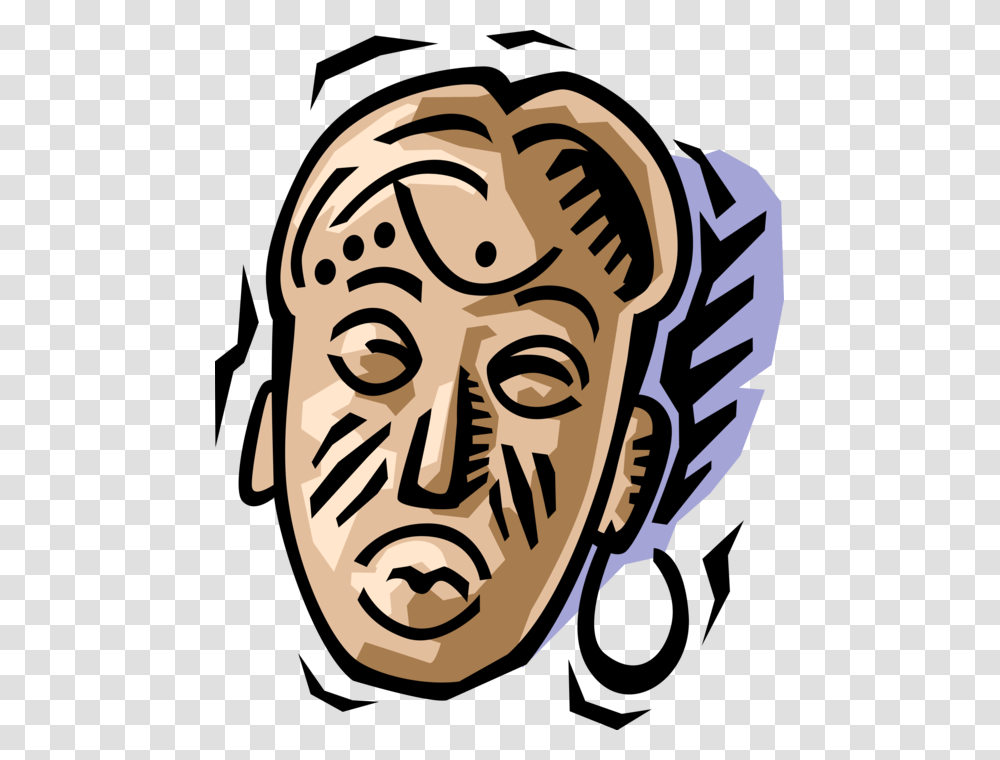 Vector Illustration Of Traditional African Wooden Tribal, Architecture, Building Transparent Png