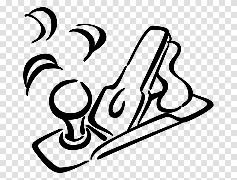Vector Illustration Of Wood Plane Carpentry Tool For, Gray, World Of Warcraft Transparent Png
