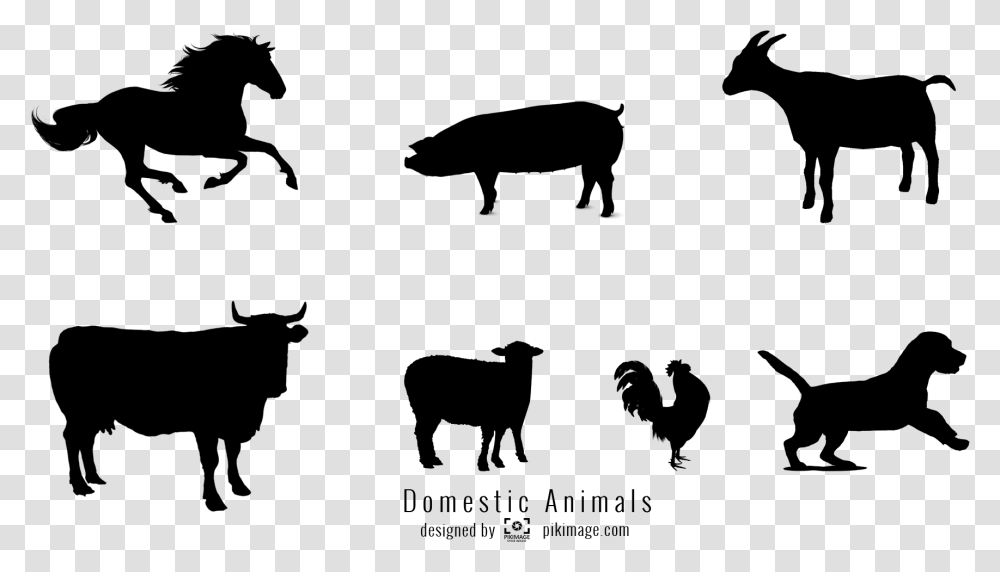 Vector Image Domestic Animal Silhouette File Domestic Animal Animal Silhouette, Gray, World Of Warcraft Transparent Png