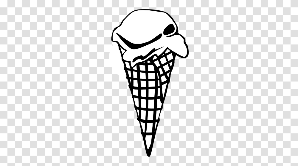 Vector Image Of An Ice Cream Scoop In A Cone, Apparel, Shoe, Footwear Transparent Png