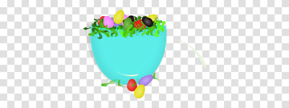 Vector Image Of Bowl Of Eggs Happy Easter Soccer, Birthday Cake, Dessert, Food, Balloon Transparent Png