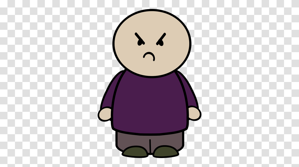 Vector Image Of Chubby Girl Character With Mad Expression Public, Apparel, Toy, Long Sleeve Transparent Png