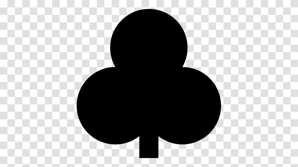 Vector Image Of Clover Sign For Gambling Card, Gray, World Of Warcraft Transparent Png