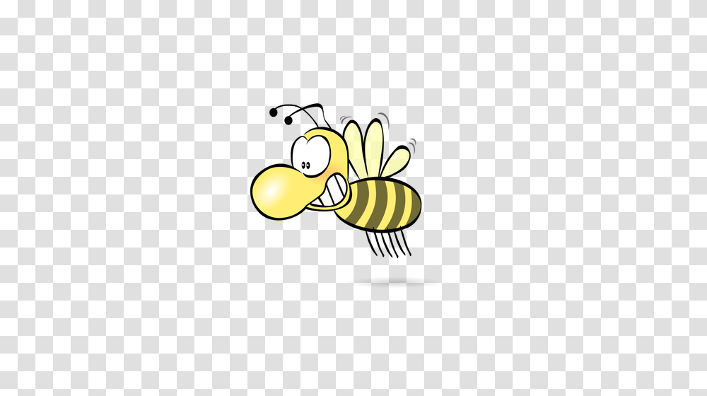 Vector Image Of Comic Honey Bee, Invertebrate, Animal, Insect, Apidae Transparent Png