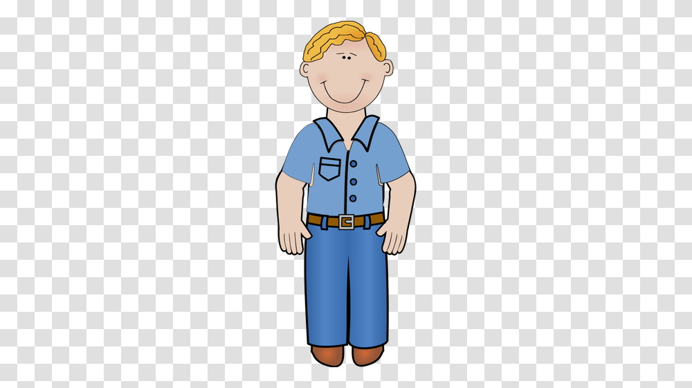 Vector Image Of Daddy In Jeans, Pants, Person, Shirt Transparent Png