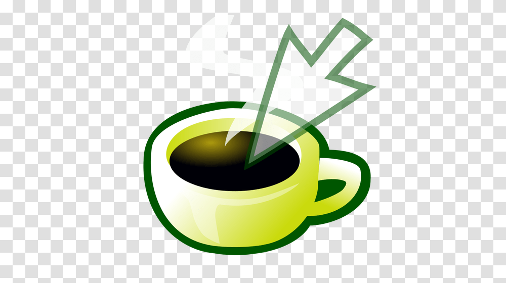 Vector Image Of Internet Coffee Shop Sign, Coffee Cup, Plant, Beverage Transparent Png