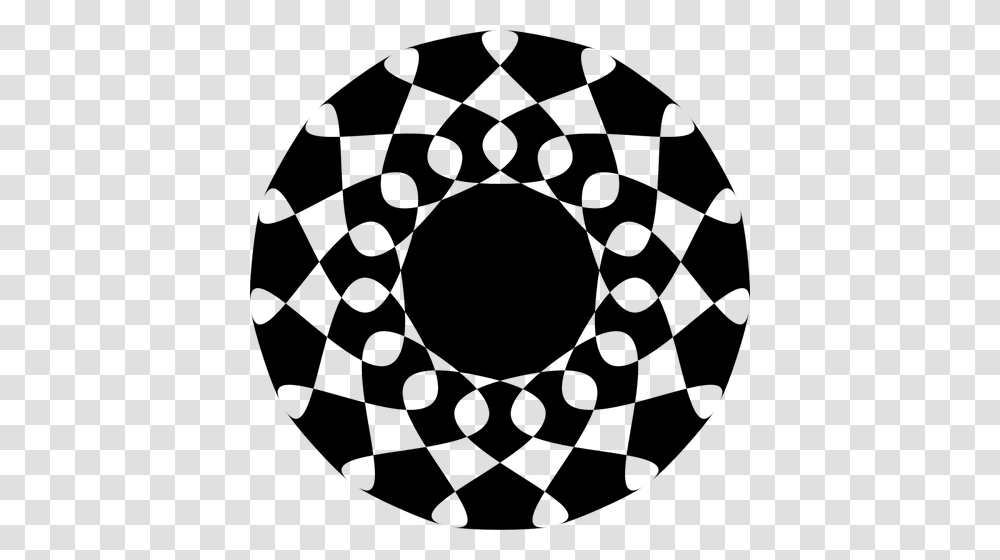 Vector Image Of Round Tribal Modern Ornament, Gray, World Of Warcraft Transparent Png