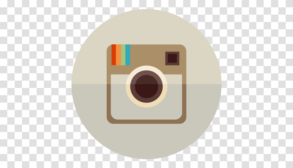 Vector Instagram Flat Picture Flat Round Instagram Icon, Disk, Dvd, Label, Text Transparent Png