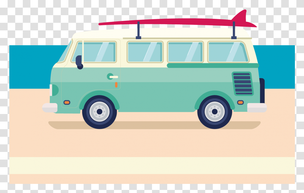 Vector Library Download Bus Flyer Compact Van, Vehicle, Transportation, Caravan, Minibus Transparent Png