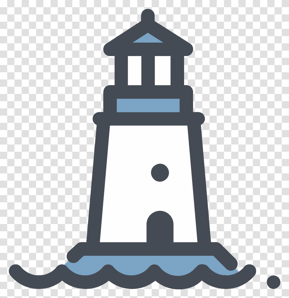 Vector Lighthouse Red Blue Lighthouse Icon, Architecture, Building, Tower, Beacon Transparent Png