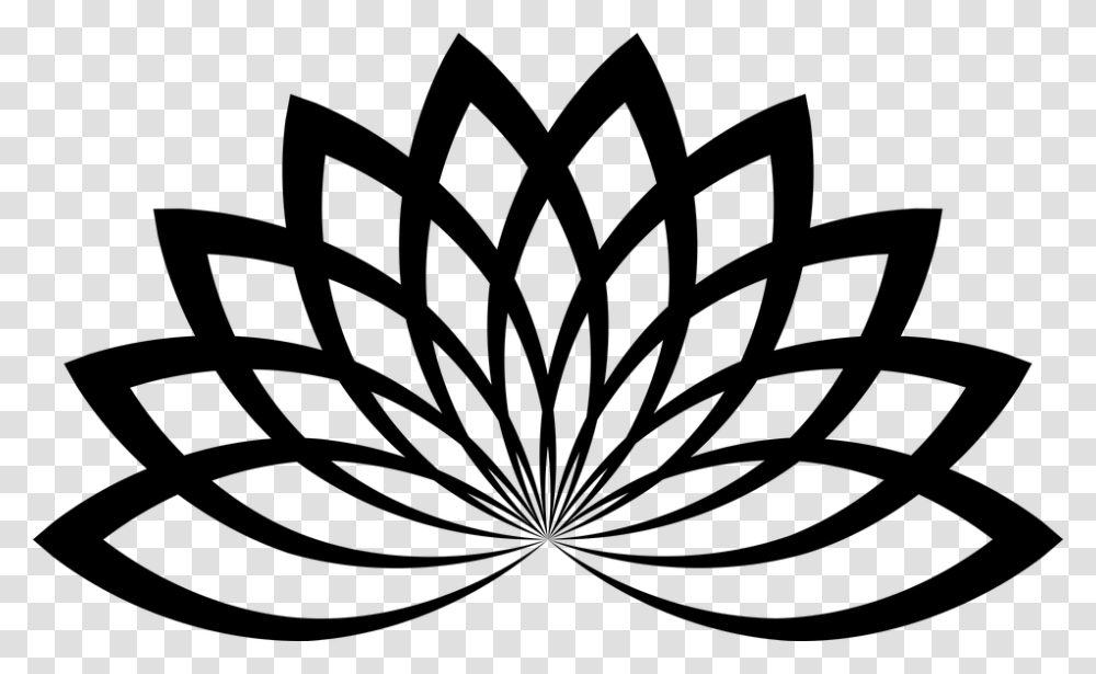 Vector Lotus Flower, Gray, World Of Warcraft Transparent Png