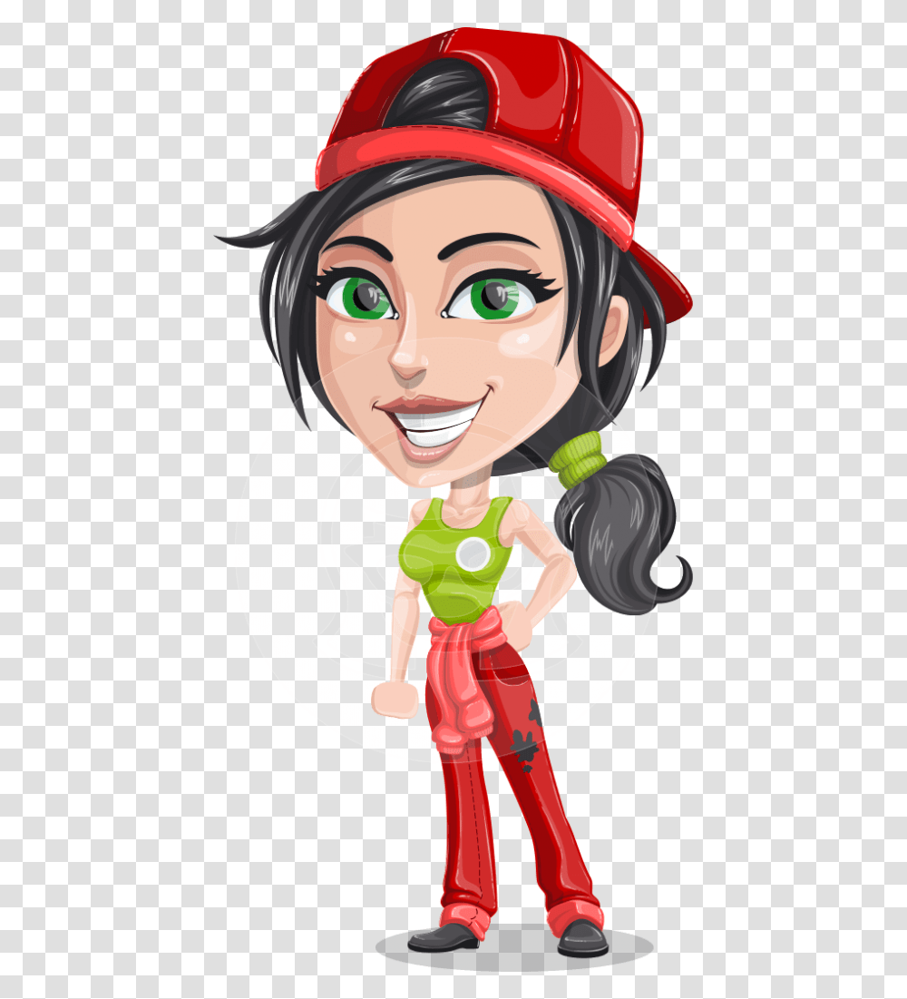 Vector Mechanic Cartoon Character, Person, Helmet, People Transparent Png