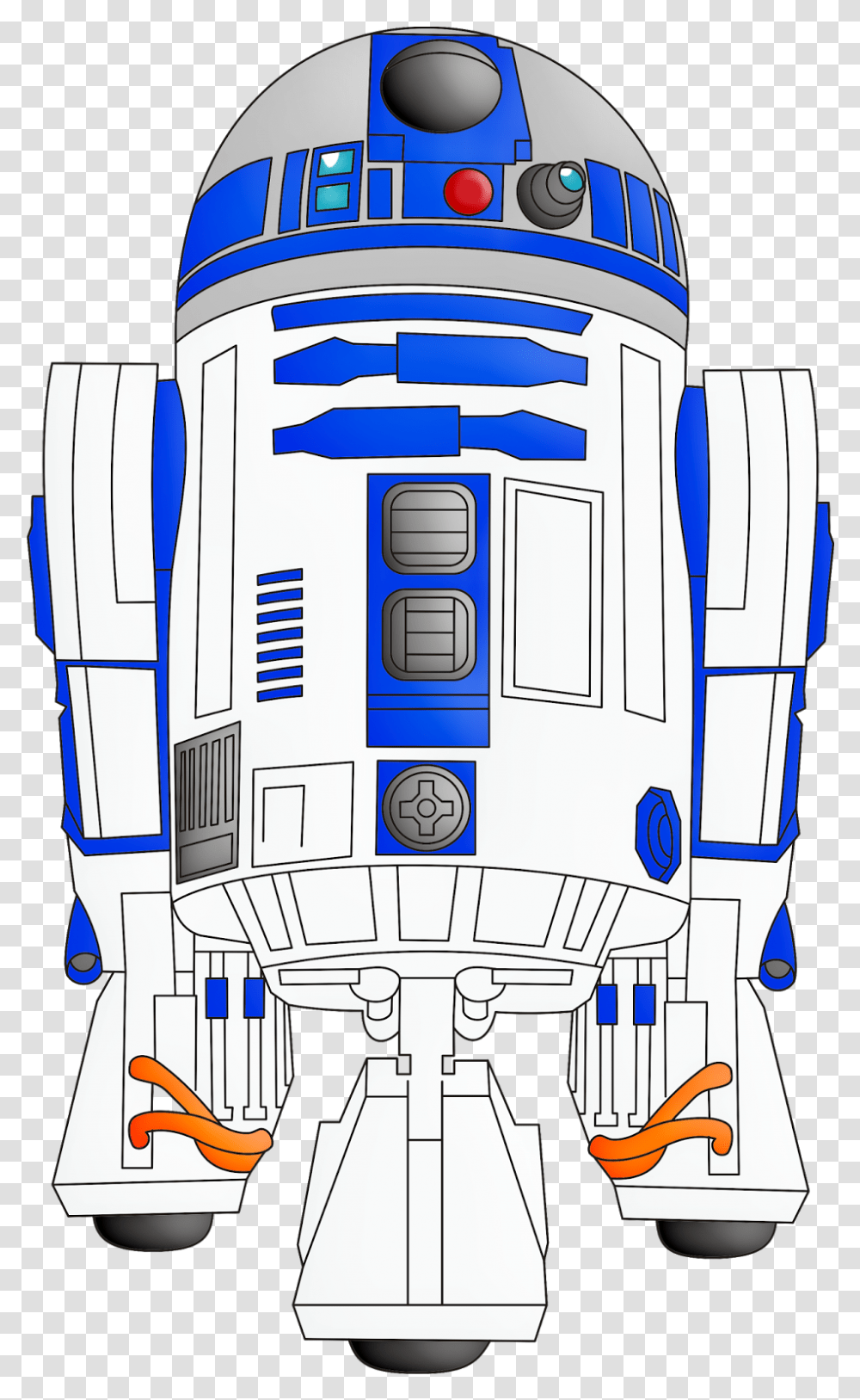 Vector Model Svg Cdr Ai Pdf Eps Files R2d2 Angry Birds Star Wars, Transportation, Vehicle, Robot, Train Transparent Png