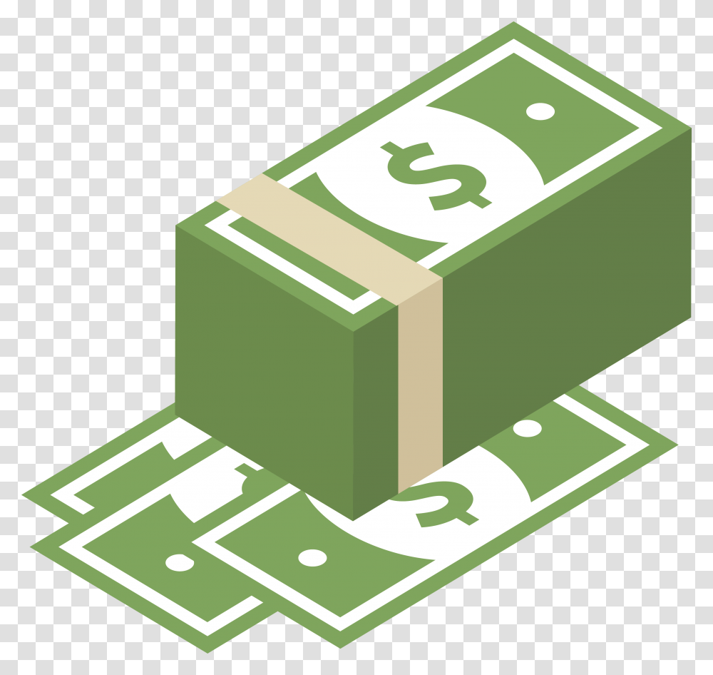 Vector Money Icon, Green, Label Transparent Png