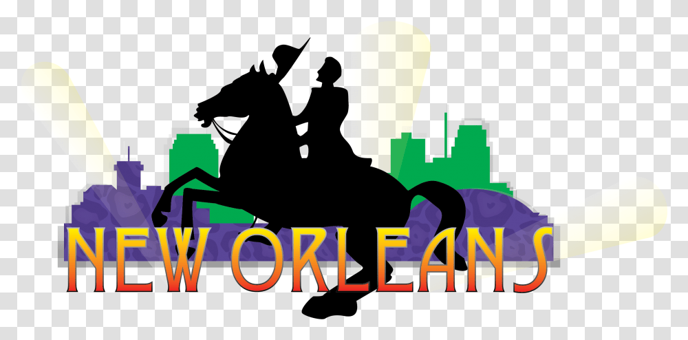 Vector New Orleans Statue With City Background Clip New Orleans Clear Background, Text, Alphabet, Graphics, Art Transparent Png