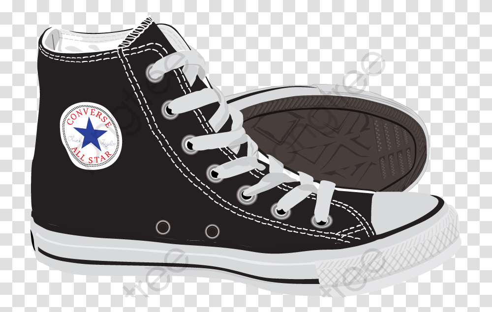 Vector Painted Converse Shoes Shoes Vector Cloth Converse Lugged High Top, Apparel, Footwear, Sneaker Transparent Png