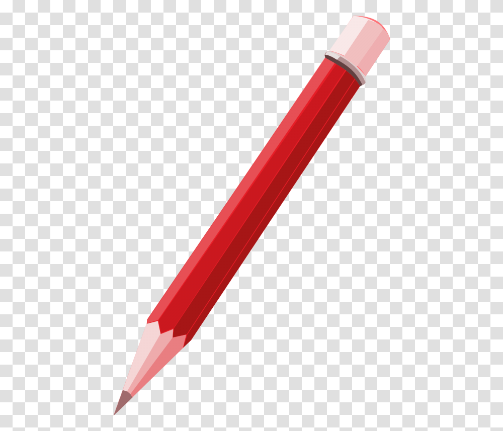 Vector Pencil Red Pen Clipart, Baseball Bat, Team Sport, Sports, Softball Transparent Png