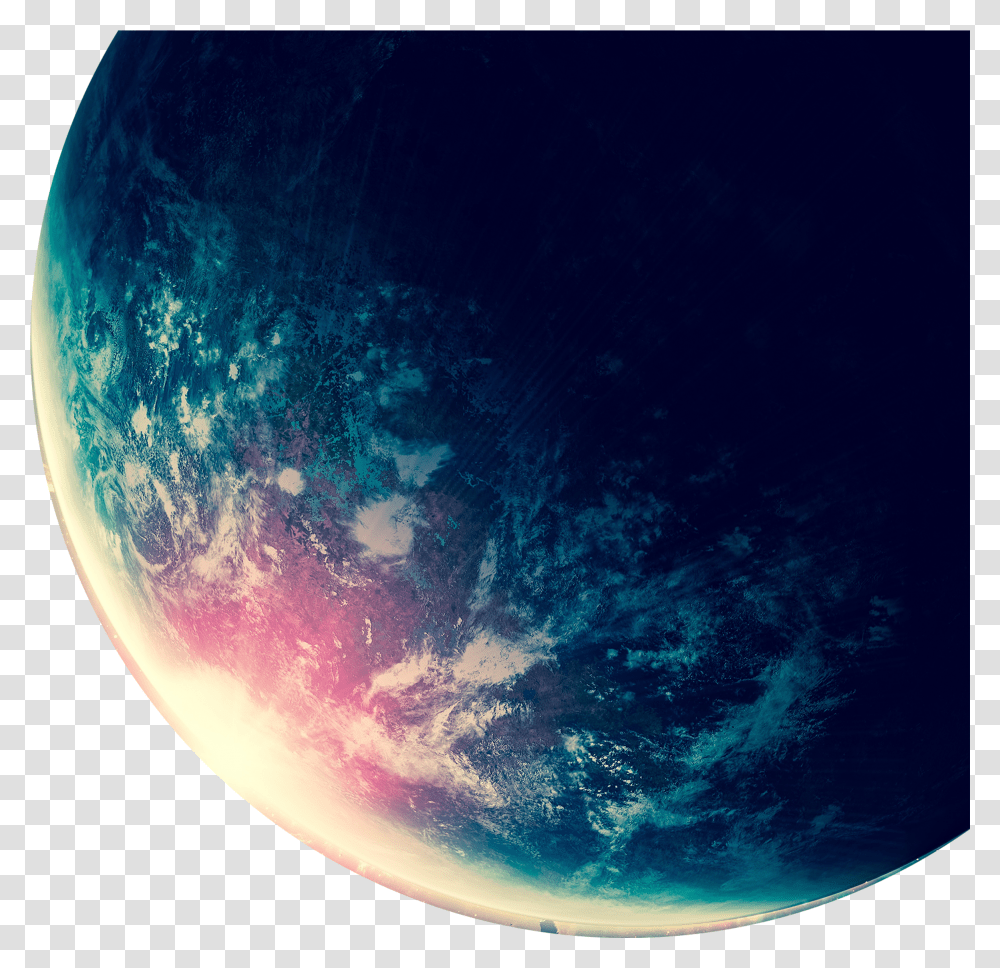 Vector Planet Science Fiction Material Transprent Scifi Galaxy Background With Planets Transparent Png