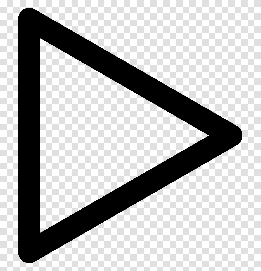 Vector Player Button, Triangle Transparent Png