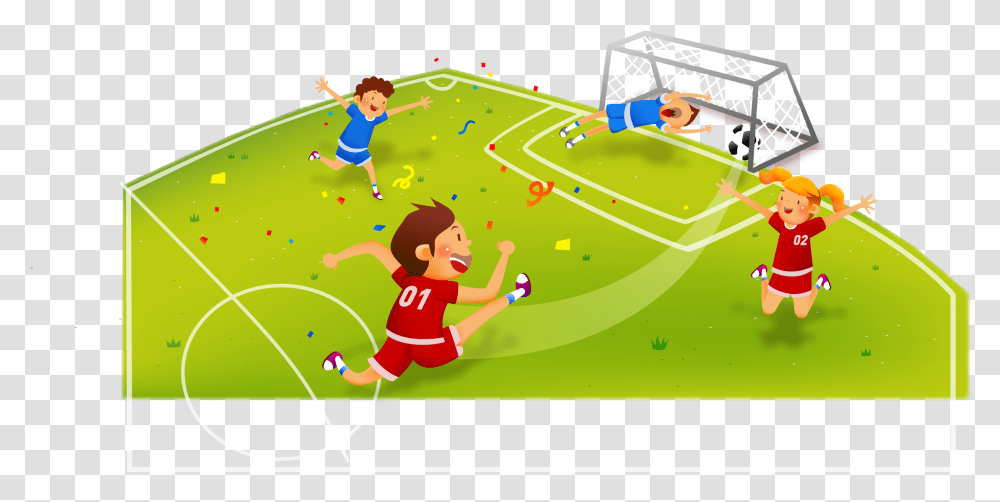 Vector Player Game Football Pitch Download Free Cancha De Futbol Imagen Animada, Person, Human, Sport, Sports Transparent Png