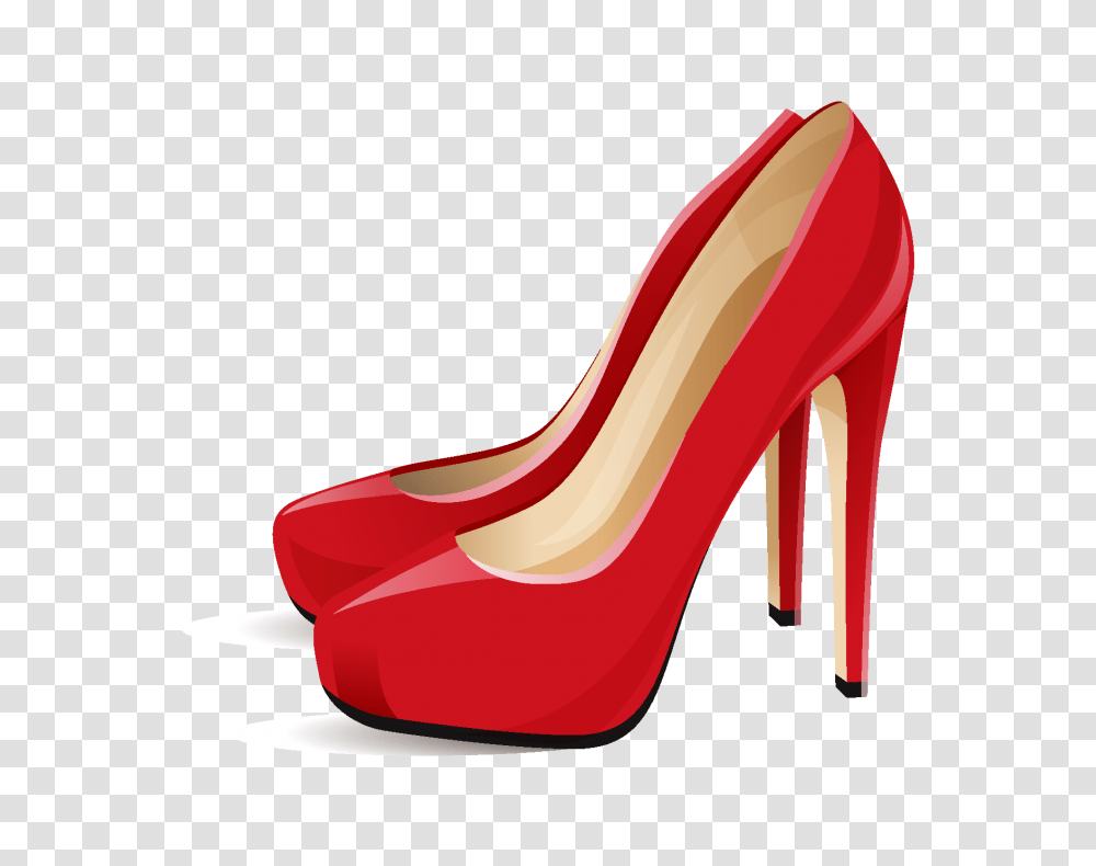 Vector Red High Heel Element Free Download Vector, Apparel, Shoe, Footwear Transparent Png