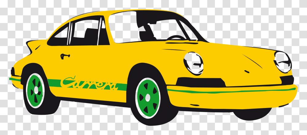 Vector Retro Hotrod Car Clipart Cartoon Illustration Stock, Vehicle, Transportation, Automobile, Taxi Transparent Png