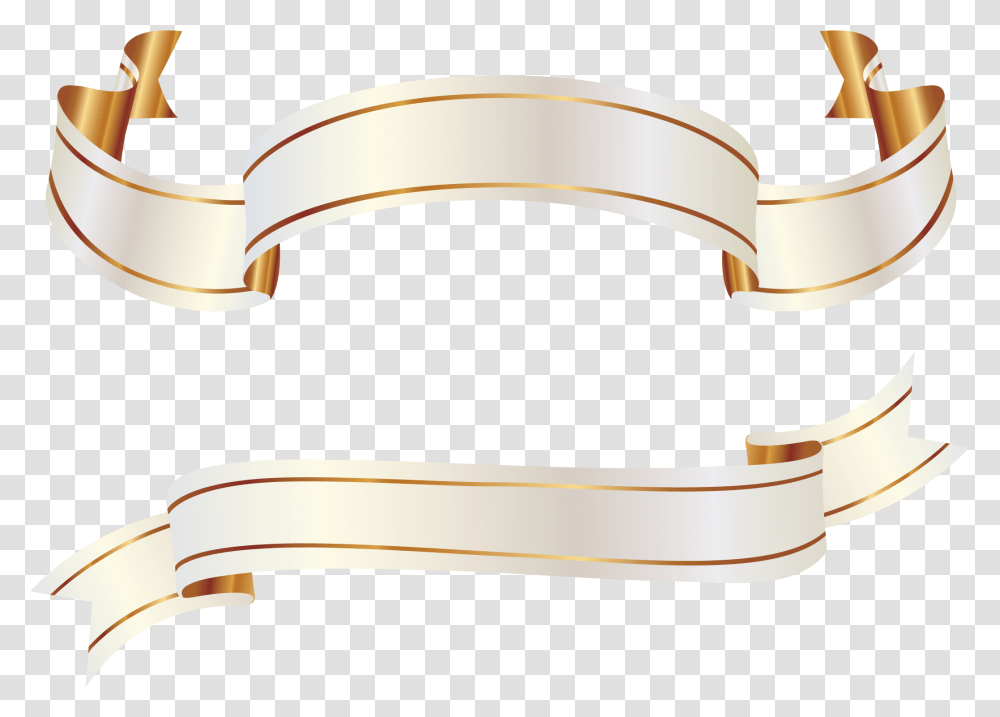 Vector Ribbon Gold, Cuff, Accessories, Accessory, Scroll Transparent Png