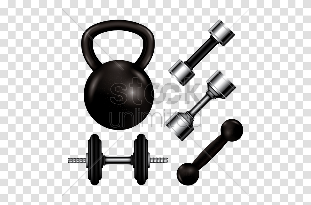 Vector Royalty Free Collection Of Gym Equipment Vector Dumbbell, Machine Transparent Png
