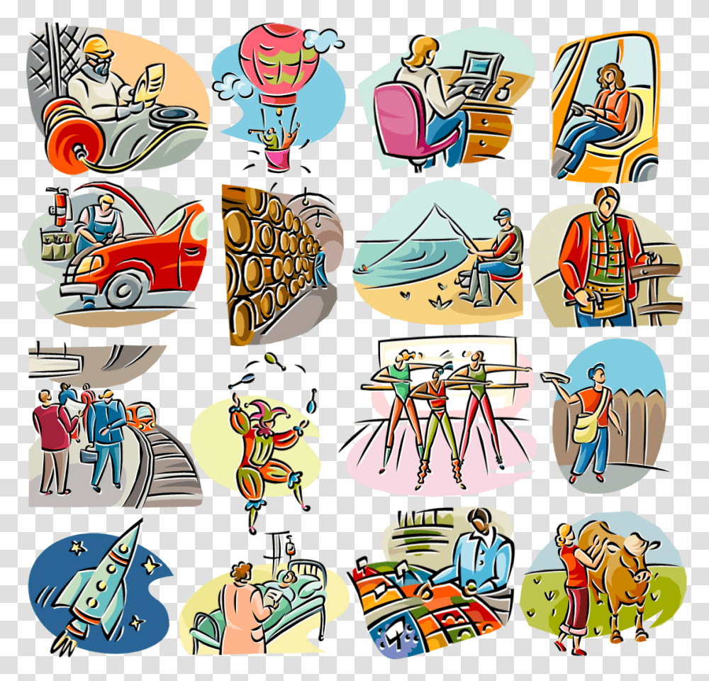 Vector Royalty Free Download Wannapik Illustrator Vector Auto Electrician, Label, Sticker, Person Transparent Png
