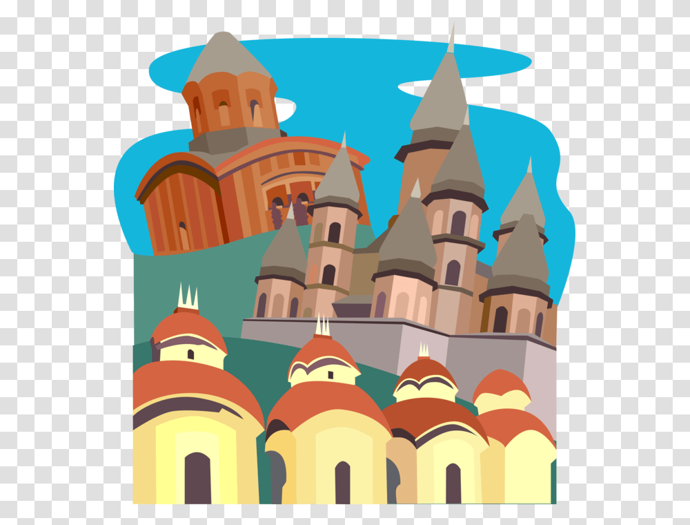 Vector Royalty Free Library India Vector Landmark Castle, Architecture, Building, Dome, Spire Transparent Png