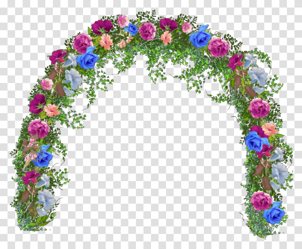 Vector Royalty Free Stock Floral Peoplepng Com Flower Wedding Decoration Flowers, Building, Architecture, Arched, Plant Transparent Png