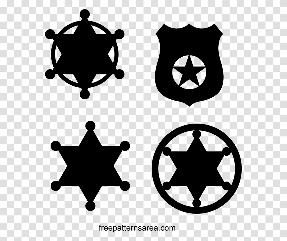 Vector Sheriff Star, Gray, World Of Warcraft Transparent Png