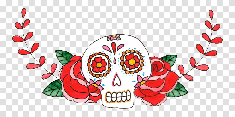 Vector Skeleton Day The Dead Tattoo, Doodle, Drawing Transparent Png